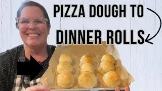 Turn Pizza Dough Into Dinner Rolls | Simple Homemade Bread Recipe