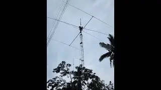 Live YB0AR 10m 3 el  yagi Antenna _ Homebrew