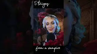 Five ASMR triggers from a vampire #asmr #asmrroleplay #vampireasmr