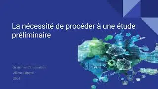 02 - Les systèmes d'information - Etude préliminaire