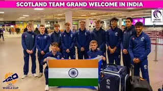 The wonderful welcome Scotland received upon their arrival in India for the T20 World Cup 2026
