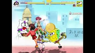 MUGEN - Princess Senana (Me) VS My Old 2021 Team (1v4)
