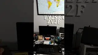 Mudei meu setup da esta&ccedil;&atilde;o, mas, cad&ecirc; o meu ham Radio desk? #hamradio #radioamadorismo