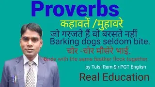 Proverbs which are most famous and popular. by Tulsi Ram Sir PGT English.