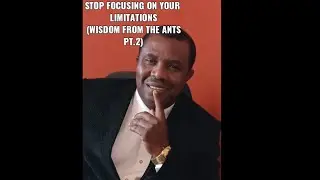 Wisdom from the ants pt.2.            (Stop focusing on your limitations)