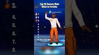 Top 10 SWEATY Male Skins in Fortnite 😍