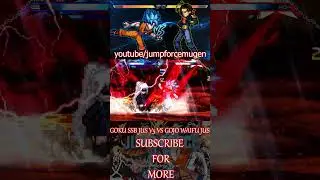 GOKU SSB JUS V5 VS GOJO WAIFU JUS #dragonballzmugenapkforandroid #dragonballsuper #naruto