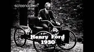 Ford Model T manufacturing 1920s archive stock footage
