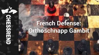 French Defense: Orthoschnapp Gambit #Shorts