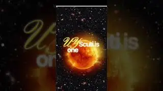 A Star Bigger Than Our Solar System 😱#SpaceFacts#StarFacts#UniverseFacts#Astronomy#UYScuti#YTShorts