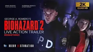 RESIDENT EVIL 2 : Live Action Trailer 1998 REMASTERED | George A. Romero | BServ Restoration