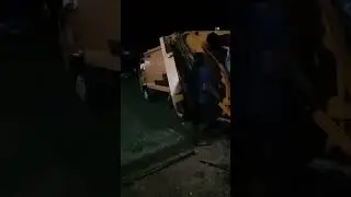 Low power hydraulic system garbage truck compactor. Repair control valve & cylinder boom. Part 5