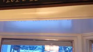 Inside water leak from ice dam
