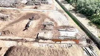 Construction Site Progress &ndash; Aerial Overview