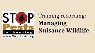 Managing Nuisance Wildlife