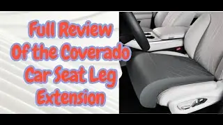 Full Review of COVERADO Car Seat Leg Extender for Tall Drivers 🚗🦵 Memory Foam Comfort Upgrade