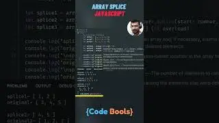 Add and Remove elements from an array using splice in javascript  