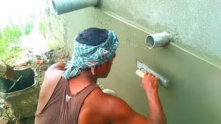 Fundition plastering cement polished || Fundition plastering technique