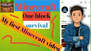 MY FIRST VIDEO OF MINECRAFT#games
