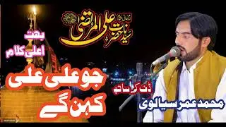Pakki Gale Sada Sukhi Rehne ge jo ali Ali can ge Muhammad Umar Sialvi New Sialvi Sound Miani