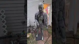 Burt Zombie Animatronic Demo - Beast Craft Halloween 2025