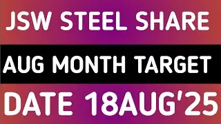 JSW STEEL STOCK LATEST NEWS 18AUG'25/JSW STEEL SHARE LATEST ANALYSIS WITH TARGET FORECAST