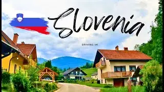 DRIVING IN SLOVENIA 🇸🇮 4K SCENIC ROADS THROUGH SLOVENIAN VILLAGES AND FOREST WITH RELAXING MUSIC