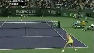 Great Backhand Down The Line by Sharapova.flv