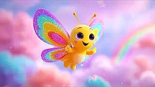 Butterfly Butterfly 🦋 | Cute Kids Song & Dance | Nursery Rhymes for Preschool