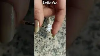 💎 Radiant Diamond Moissanite Solitaire Engagement Ring 💍✨