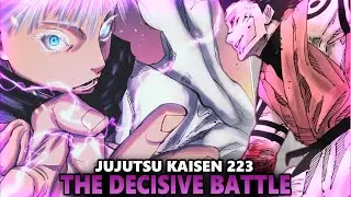 GOJO VS SUKUNA BEGINS! | Jujutsu Kaisen Chapter 223 in Hindi