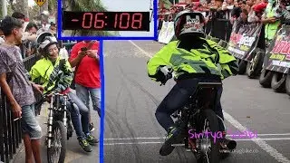 Semua TakPercaya, Ketika SANTY MS 6,1detik Fu 200cc CMTmarkipat Drag Bike Blitar Higam