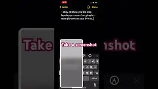 Did You Know You Can Copy Text From Pictures or Video on Your iPhone.