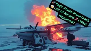 🚀 Ragic Alaska Plane Crash 😱 | All 10 Aboard 🛩️ | What Happened?