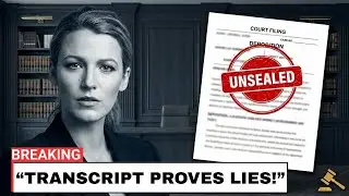 Blake Lively's Legal Team CAUGHT Lying to Judge - Deposition Transcripts Reveal Everything
