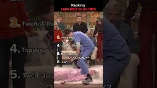 Ranking How not to do CPR! #cpr #rescue #ranking #shorts