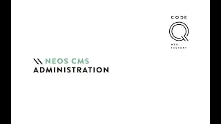 Neos Redaktionssystem - Demo der Administrationsoberfl&auml;che