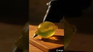 ASMR CRISPY Fruit Cutting Sounds Lemon #asmrsounds #ASMRfruitcutting #Tingles #Relaxingsounds