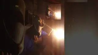 Close-Up of Duo Stick Welding| Cinematic Experience #welding #stickwelding #cinematic #closeup #duo