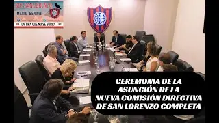 Soy San Lorenzo en vivo. Acto de asunci&oacute;n nuevas autoridades