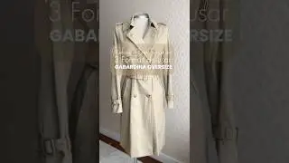 3 looks con Gabardina Oversize #asesor&iacute;adeimagen #gabardinaoversize #trenchcoatseason #fypyoutube