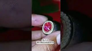 Ruby star Burma ring perak #gemstone #bali #indonesia