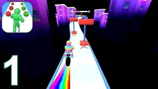 Rope-Man Run Levels 1-21 Android Gameplay - Part 1