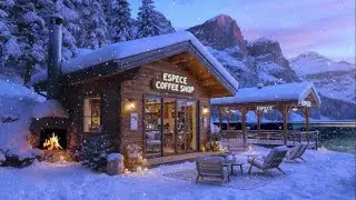 Relaxing Smooth Bossa Nova Jazz Coffee Shop Fireplace Music for Study Time 7