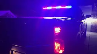 XRIDONSEN 48 inch Red Blue Tailgate/Rear Window Police Light strip for Trucks Pickup XR-806