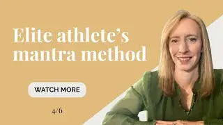 The Elite Athlete's Mantra Method (Cognitive Reappraisal)