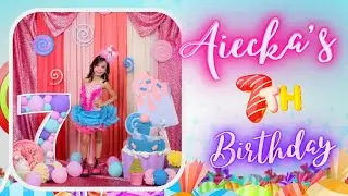7th BIRTHDAY VIDEO INVITATION CANDY LAND | IKAY IYAY VLOGZ