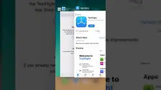 How to install the application using the Testflight public link