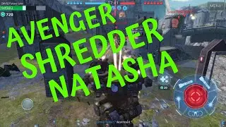 NATASHA OWNS With AVENGERS And SHREDDER || War Robots [WR]
