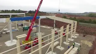 Drohnenfilm   Hilger Holz by hermanns technik